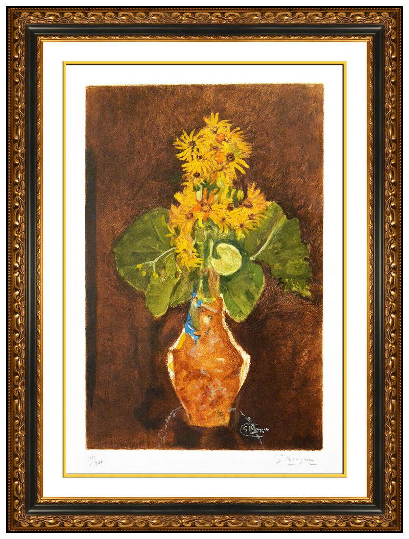 Georges Braque Color Aquatint Etching Hand Signed Modern Floral Les Marguerites (1 of 6)