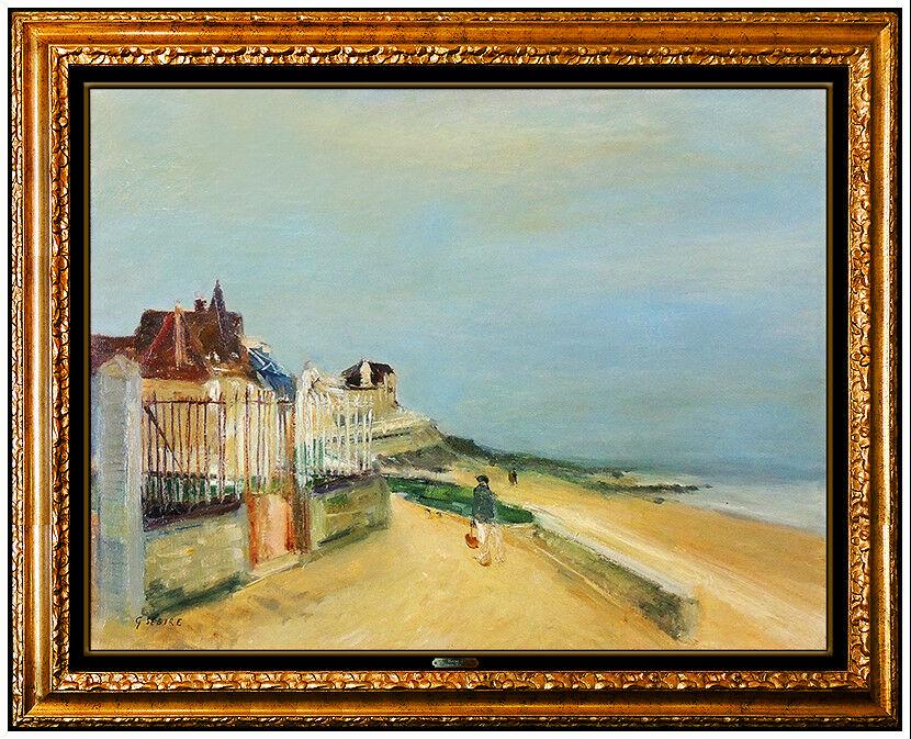 Gaston Sebire Oil Painting On Canvas French Landscape Original Signed Framed Art (1 of 6)
