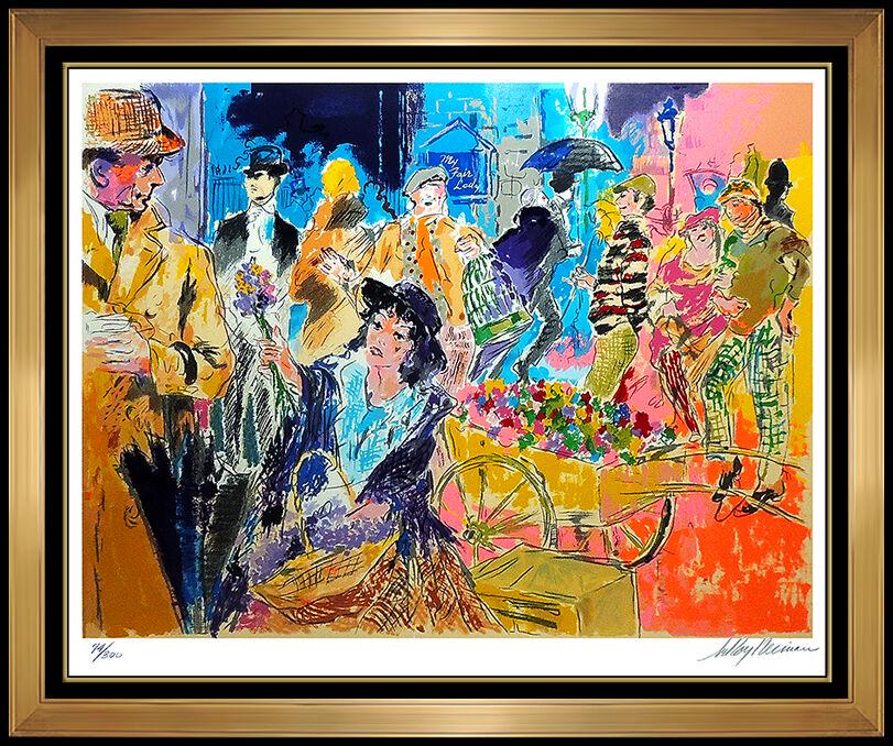 Leroy Neiman Large Original Color Serigraph Hand Signed My Fair Lady Artwork SBO (1 of 6)