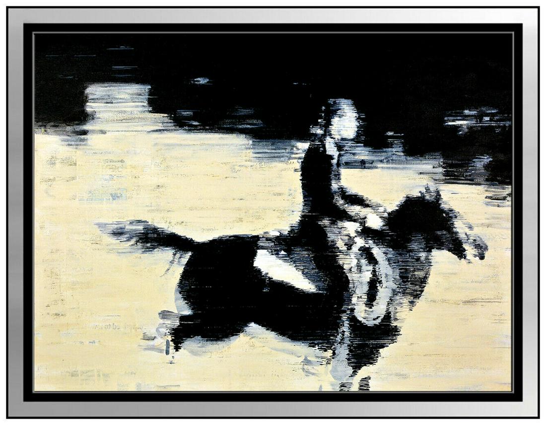 Gordon McConnell Original Acrylic Painting On Canvas Large Signed Horse Artwork (1 of 5)