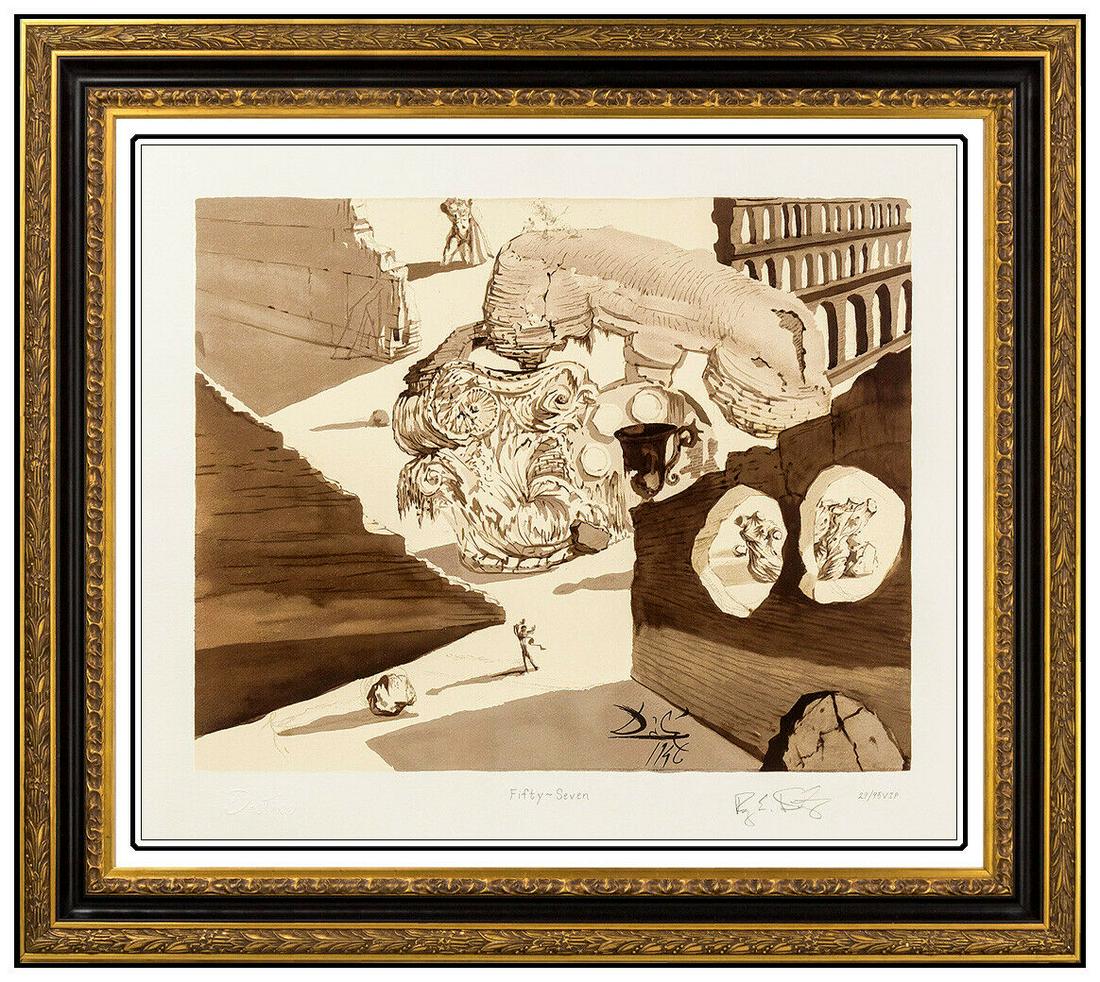 Salvador Dali Destino Disney Original Serigraph Hand Signed Surreal Framed Art (1 of 5)
