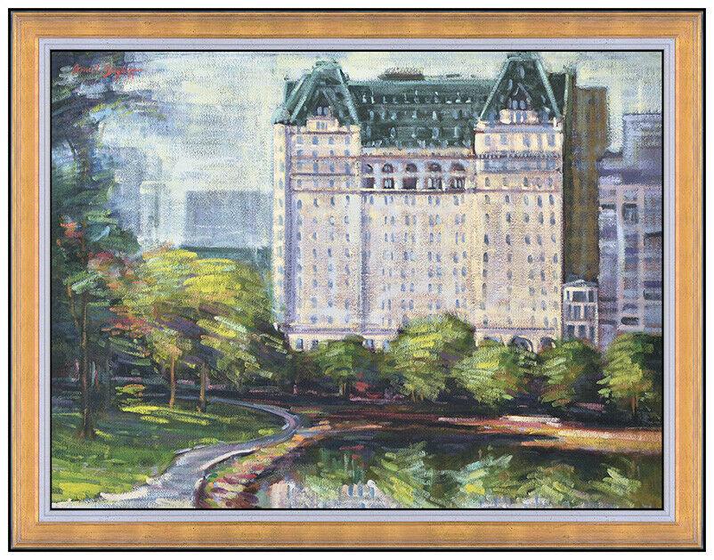 Daniel Bayless Large Original New York Cityscape Painting On Canvas Signed Art (1 of 5)