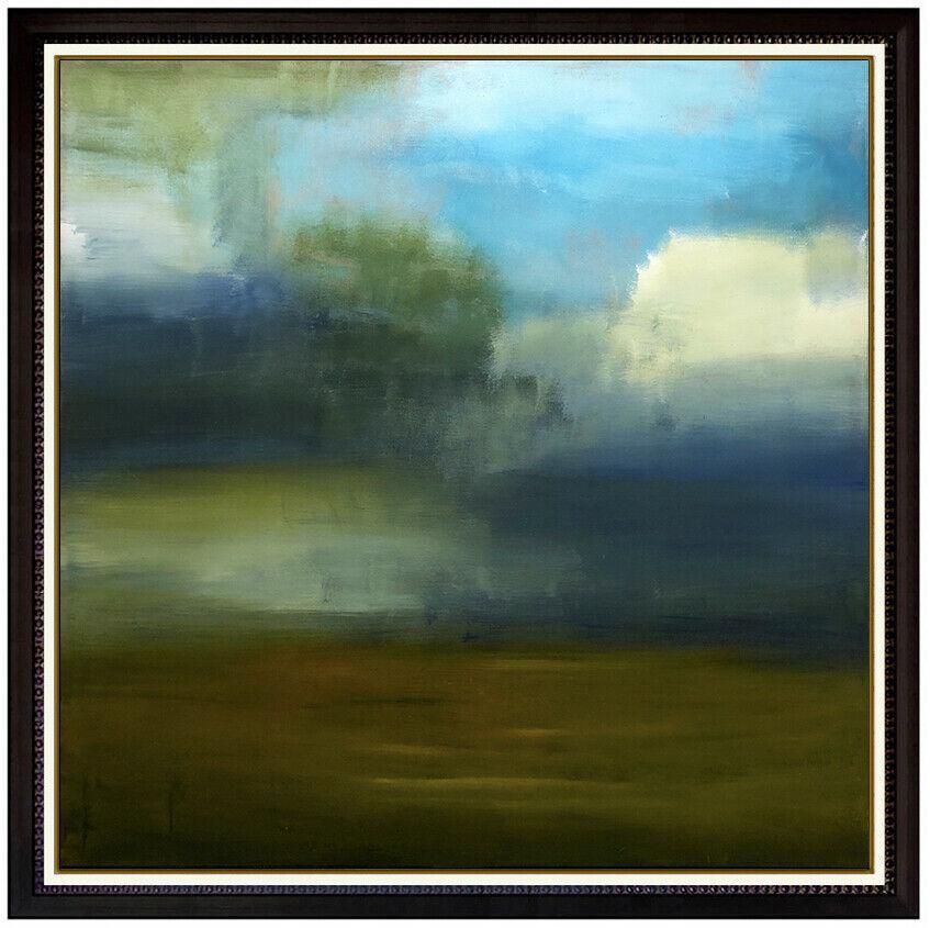 Luc Leestemaker Large Acrylic Painting On Canvas Original Signed Landscape SBO (1 of 6)