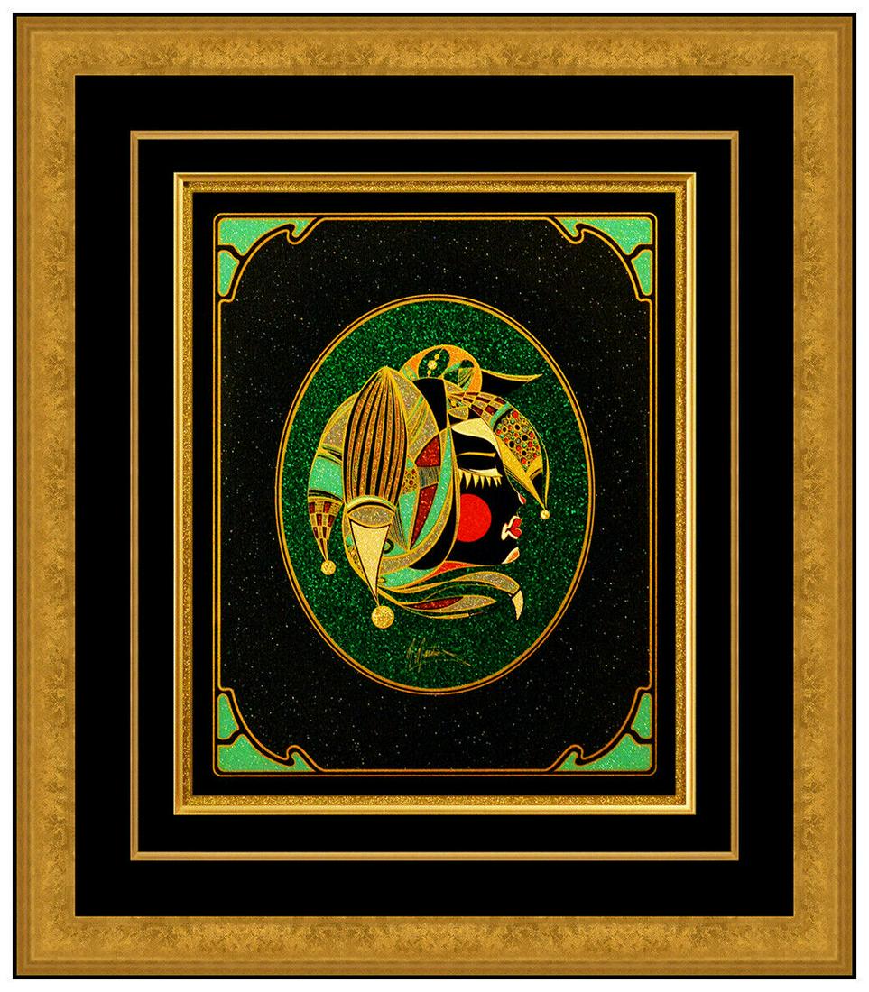 Martiros Manoukian Original Painting On Board Signed Jester Female Portrait Art (1 of 5)