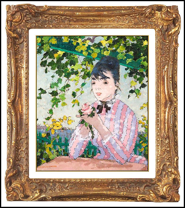 Suzanne Eisendieck Original Oil Painting On Canvas Female Portrait Signed Art: This lot includes:Gallery COA & free domestic shipping (*insurance and international shipping for an additional charge)Artist: Suzanne EisendieckTitle: Charmille A St. JeanMedium: Oil Painting on Canv
