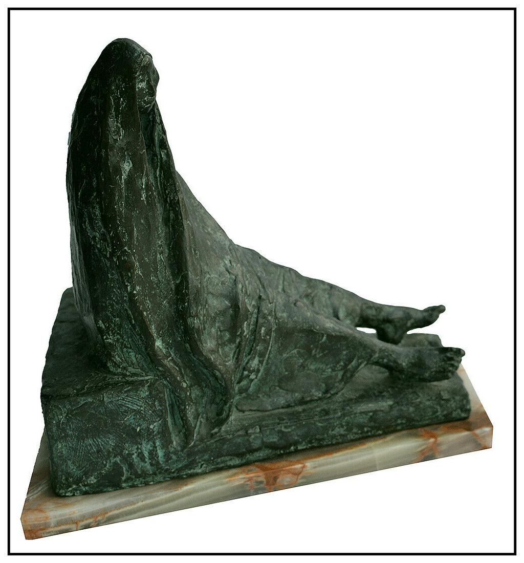 Francisco Zuniga Bronze Sculpture Mujer En Banco Con Las Piernas Signed Artwork (1 of 5)