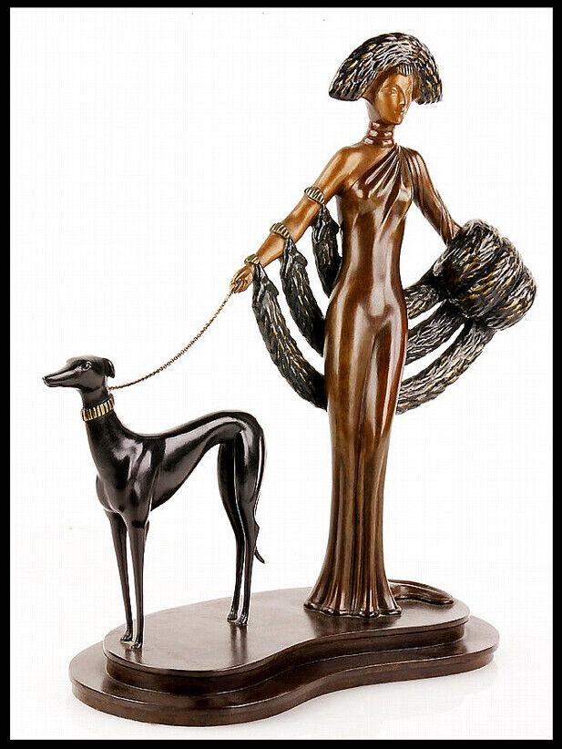 $25,000 ERTE Signed BRONZE Sculpture ELEGANCE Original Art antique Female RARE: This lot includes: Gallery COA & free domestic shipping (*insurance and international shipping for an additional charge) Artist: Erte Title: Elegance Medium: Bronze Size: 16"H x 14"W Signed: in bronze
