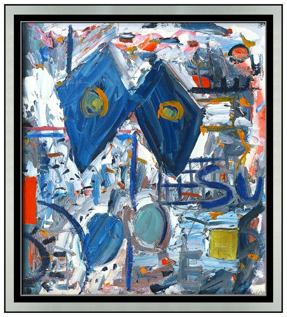 Jay Milder Original Oil Painting On Canvas Abstract Modern Framed Signed Artwork: This lot includes:Gallery COA & free domestic shipping (*insurance and international shipping for an additional charge)Artist: Jay Milder Title: Graymoo Medium: Oil Painting On Canvas Size: 28”