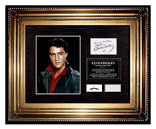 Elvis Presley Hair Lock Charity Signed Coa Letter (1 of 8)
