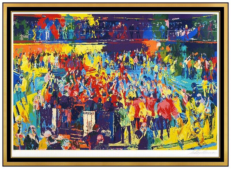 Leroy Neiman Chicago Board Of Trade Color Serigraph Hand Signed & Numbered Art (1 of 6)