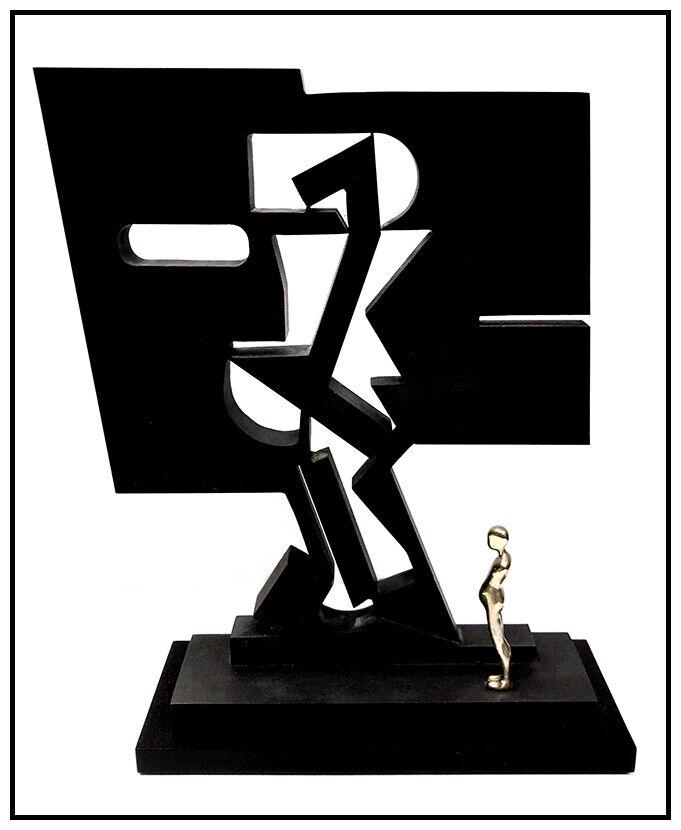 Ernest Trova Hand Signed Falling Man Gox Bronze Sculpture Full Round Modern Art: This lot includes:Gallery COA & free domestic shipping (*insurance and international shipping for an additional charge)Artist: Ernest TrovaTitle: Falling Man GoxMedium: BronzeSize: 11" x 8"Signed: in