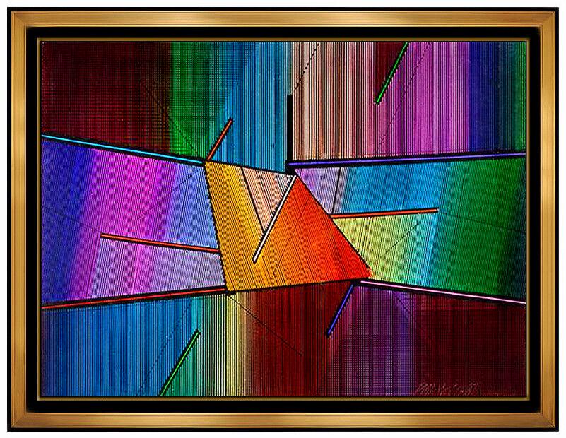Paul Maxwell Original Large Acrylic Painting Hand Signed Abstract Modern Artwork: This lot includes:Gallery COA & free domestic shipping (*insurance and international shipping for an additional charge)Artist: Paul MaxwellTitle: 40" x 50"Medium: Acrylic PaintingSize: 29.5" x 41"Fram