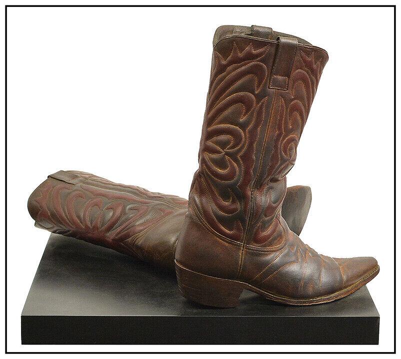 Scott Hanson Large Bronze Sculpture The Last American Cowboy Boots Western Art (1 of 5)