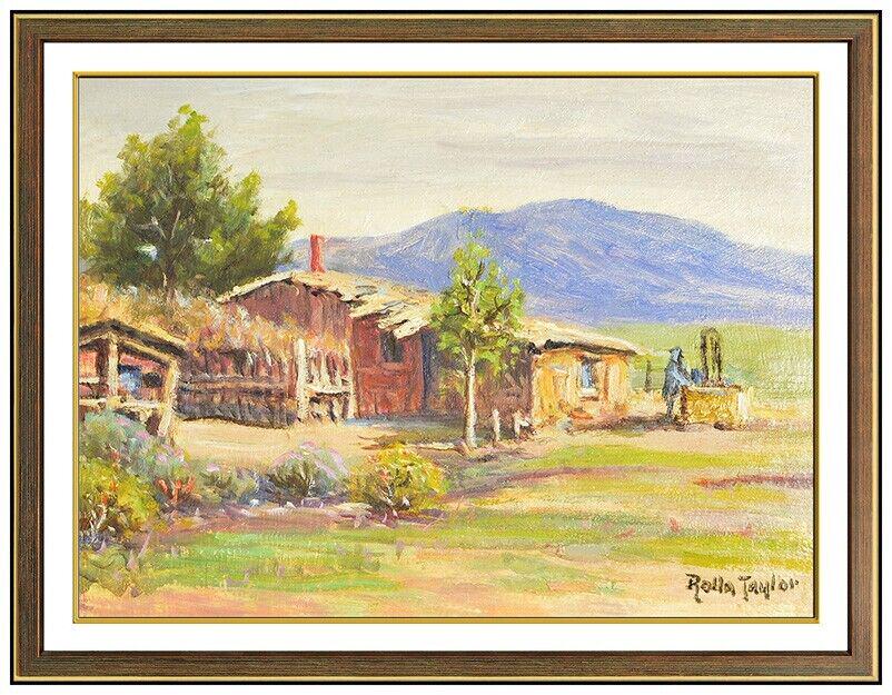 Rolla Sims Taylor Original Oil Painting on Board Signed Landscape Framed Artwork (1 of 4)