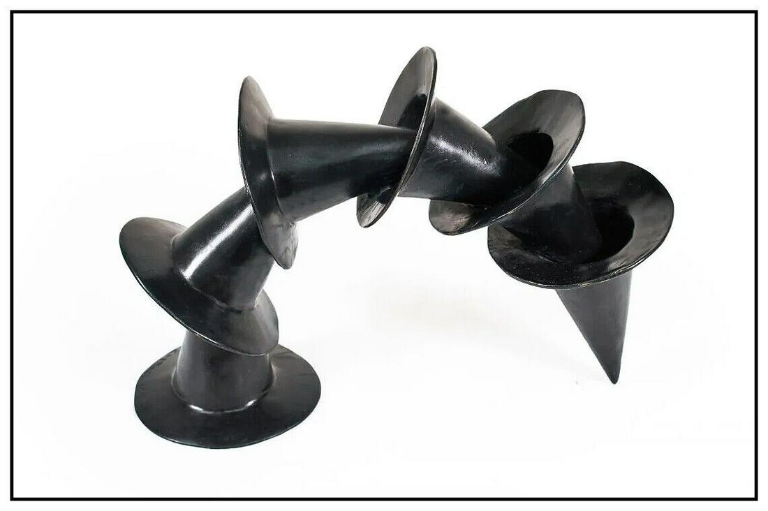 MARK KOSTABI Original BRONZE SCULPTURE Signed Modern Top Hats Authentic Pop Art (1 of 4)