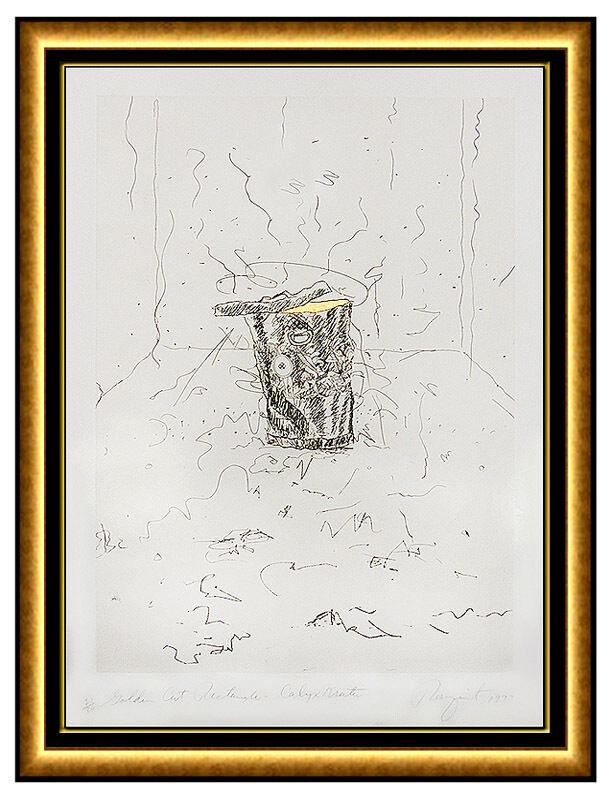 JAMES ROSENQUIST Original GOLD FOIL ETCHING Large New York Street Art SIGNED (1 of 6)