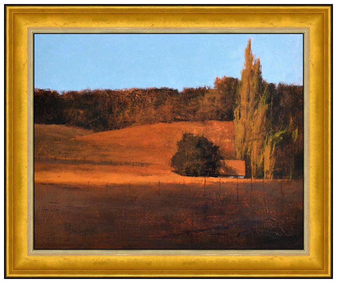 Romona Youngquist Original Oil Painting On Board Signed Landscape Framed Artwork (1 of 4)