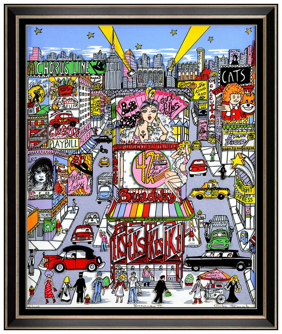 John Suchy 3d Serigraph New York City John Suchy 3d Serigraph New York City