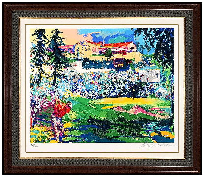Leroy Neiman Color Serigraph Signed Amphitheatre At Riviera Golf Sports Artwork (1 of 5)