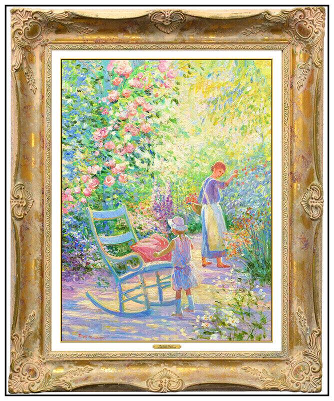 Jeanette Leuers Original Oil Painting On Canvas Landscape Portrait Signed Framed (1 of 7)