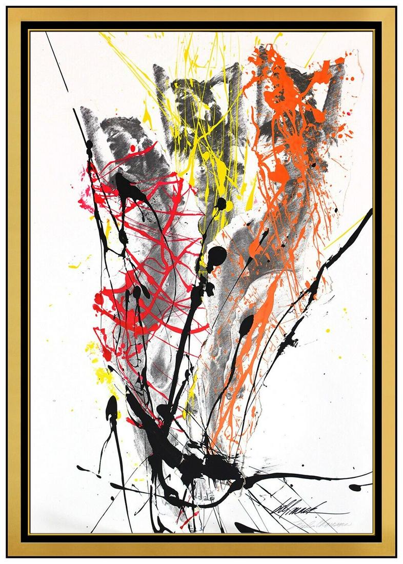 Bill Mack Charisma Original Acrylic Painting Signed Female Figurative Framed Art: This lot includes:Gallery COA & free domestic shipping (*insurance and international shipping for an additional charge)Artist: Bill MackTitle: Triple CharismaMedium: Acrylic PaintingSize: 26" x 18"Fra