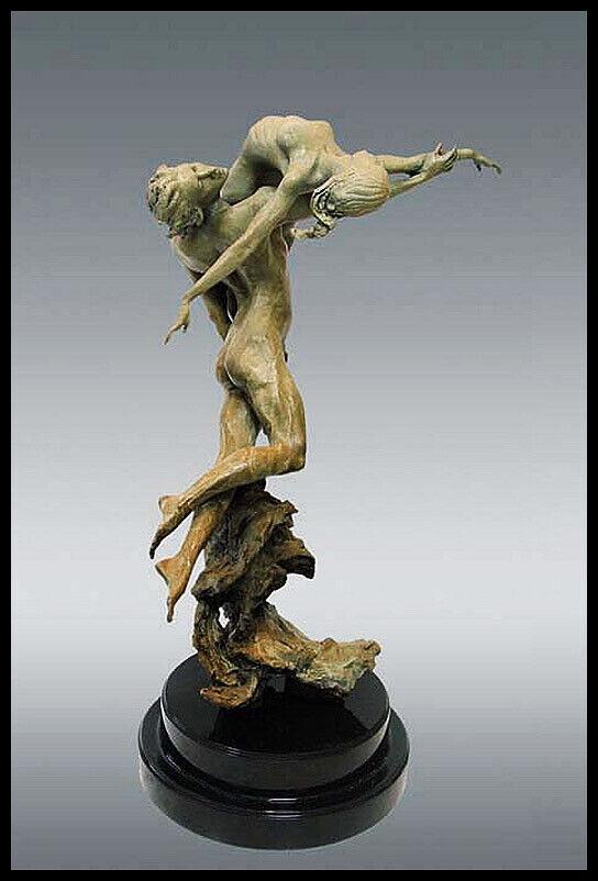 Tuan Nguyen Original Bronze Sculpture Signed Statue Musical Rhapsody Figurative (1 of 4)