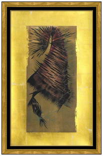 Lari Pittman Original Monoprint Acrylic Painting Hand Signed Nesting Instinct: This lot includes:Gallery COA & free domestic shipping (*insurance and international shipping for an additional charge)Artist: Lari PittmanTitle: The Nesting InstinctMedium: Monoprint Acrylic Painting