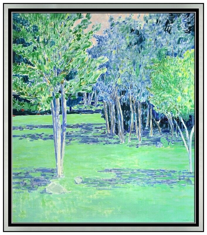 Robert Lewis Lahotan Original Oil On Canvas Signed Landscape Painting Framed Art (1 of 5)