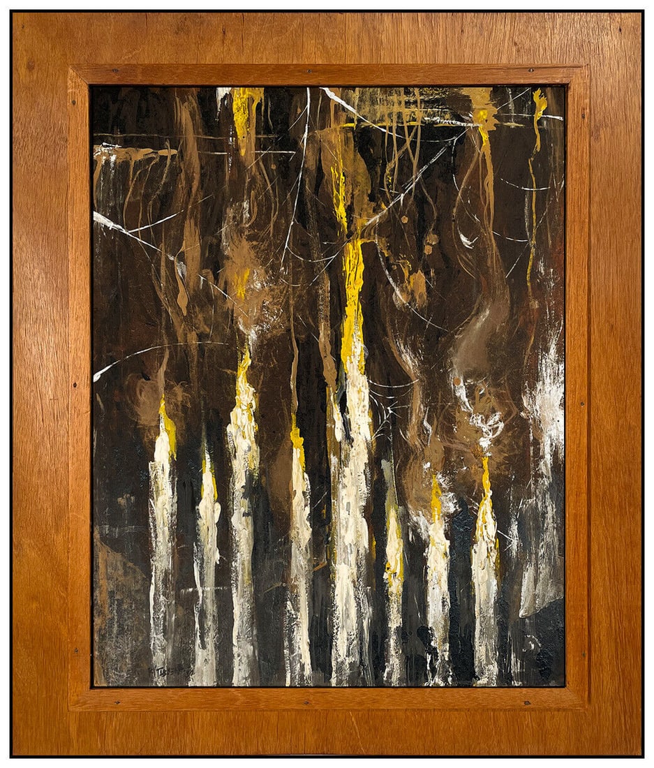 Romeo Tabuena Original Oil Painting On Board Signed Still Life Framed Artwork (1 of 4)