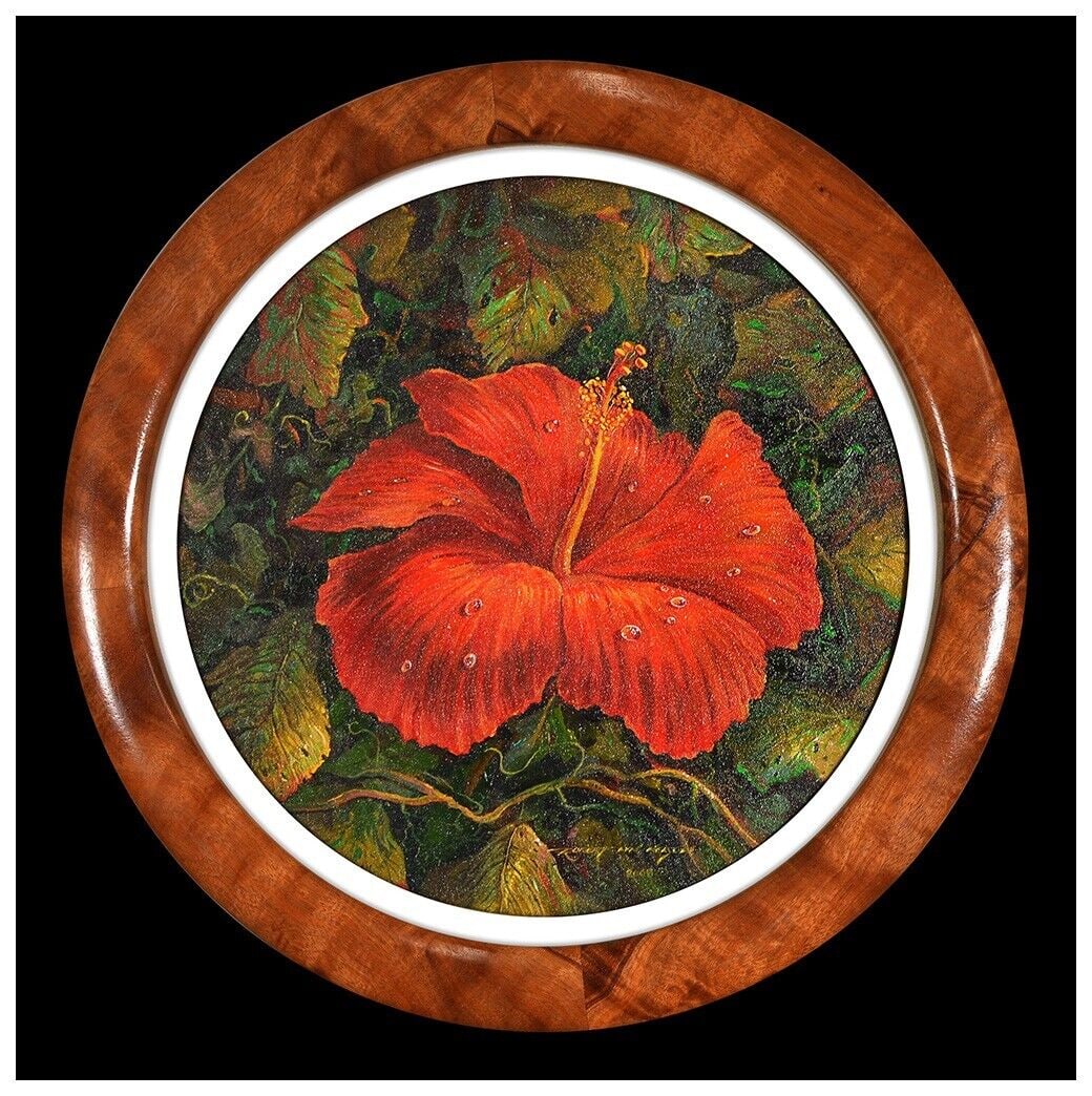 Robert Lyn Nelson Original Painting Acrylic On Canvas Framed Signed Flower Art (1 of 3)