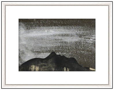 Dirk Bell Original Mixed Media Painting Signed Framed Surreal Portrait Artwork: This lot includes:Gallery COA & free domestic shipping (*insurance and international shipping for an additional charge)Artist: Dirk BellTitle: O.T. 2000Medium: Mixed Media Painting Size: 9 ½&rd