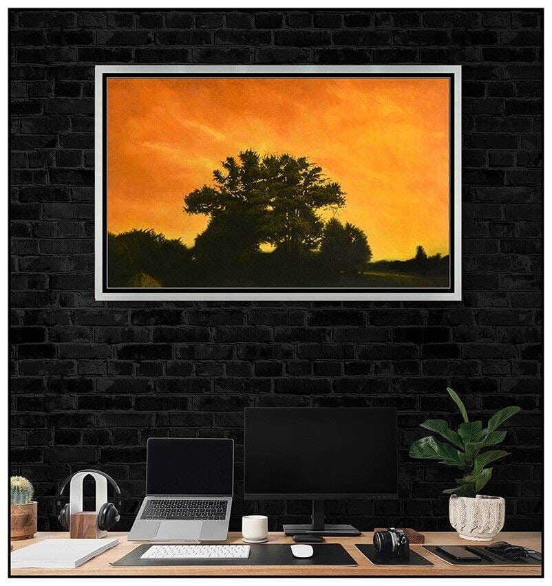 Don Pollack Large Original Oil Painting On Canvas Landscape Signed Framed Art: This Lot Includes:Gallery Coa & Free Domestic Shipping (*Insurance And International Shipping For An Additional Charge)Artist: Don Pollack Title: Looks To The NightMedium: Oil Painting On Canvas Size: