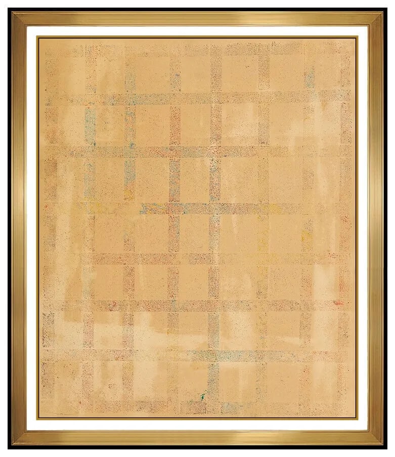 Robert Natkin Original Acrylic Painting Signed Abstract Color Field Framed Art (1 of 6)