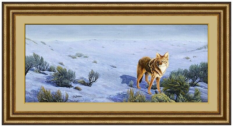 Mel Melvin Dobson Original Acrylic Painting On Board Signed Western Landscape (1 of 5)