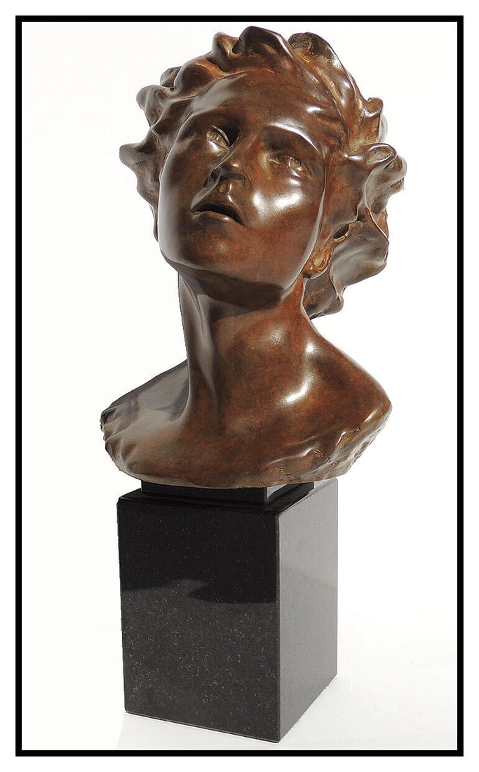 Frederick Hart Awakenings Male Bronze Sculpture Signed Authentic Full Round Art (1 of 5)