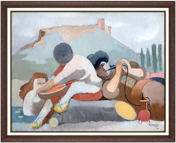 Robert Casper Original Acrylic Painting On Canvas Signed Large Landscape Artwork