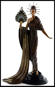 Erte Signed Bronze Sculpture Aphrodite Original Art Deco Rare $16,000 Retail