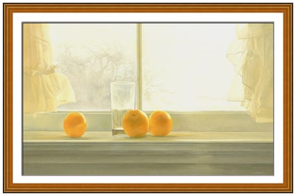 Vicki Maclean Original Still Life Oil Painting On Board Signed Framed Artwork