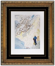 Salvador Dali Wood Engraving Sixth Heaven Of Jupiter Divine Comedy Surreal Art