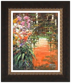 Marko Mavrovich Original Painting Oil On Canvas Landscape Signed Framed Artwork