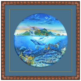 Robert Lyn Nelson Original Painting Oil Acrylic On Canvas Framed Signed Artwork