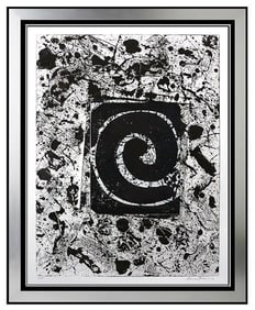 Sam Francis Color Aquatint Sfe 003 Original Hand Signed Rare Abstract Artwork