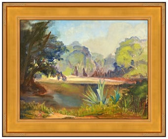 Donna Schuster Original Oil Painting On Board Landscape Signed California Art