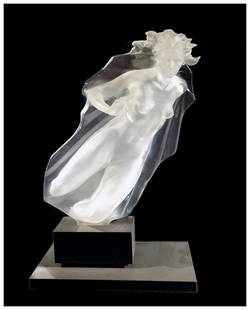 Frederick Hart Original Acrylic Sculpture Sacred Mysteries Female Signed Large: This lot includes:Gallery COA & free domestic shipping (*insurance and international shipping for an additional charge)Artist: Frederick Hart Title: Sacred Mysteries (Female)Medium: Acrylic Sculpture