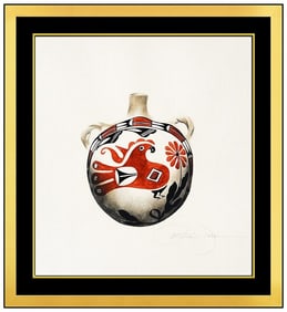 Patricia Dobson Original Acrylic Painting Still Life Signed Vase Framed Artwork