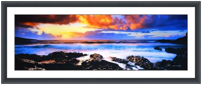 Peter Lik Genesis Large Original Photograph Signed Ocean Landscape 1.5M Framed