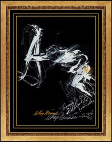 Leroy Neiman Original Boxing Oil Painting Signed Muhammad Ali Rare Artwork