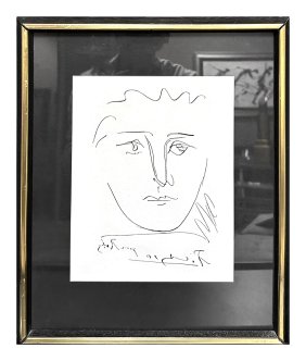 Pablo Picasso Etching L'Age De Soleil Pour Roby Signed Authentic Cubism Artwork