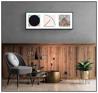 Jennifer Bartlett Rhapsody Suite 3 Signed Screenprints Framed Abstract Artwork: This lot includes:Gallery COA & free domestic shipping (*insurance and international shipping for an additional charge)Artist: Jennifer BartlettTitle: "Circle", “Line”, and “House”Medi