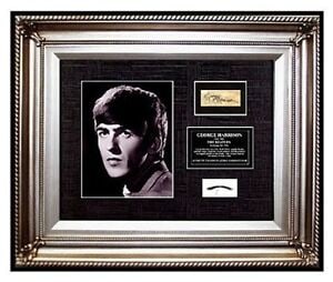 The Beatles George Harrison Hair Lock Photo Signed Art Music Memorabilia (1 of 5)